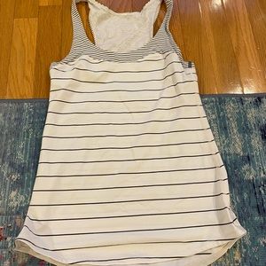 stripped Lululemon tank top